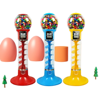 Distributeur commercial de bonbons en spirale, machine à bonbons à monnayeur, distributeur de capsules de jouets pour parcs d'attractions et centres commerciaux