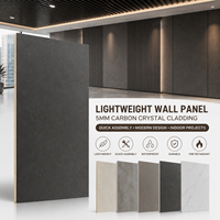 Panel & Papan Dinding 4x8, Panel Cladding Kristal Karbon PVC 5mm untuk Panel Dinding Dekoratif Interior