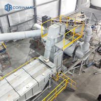 Ligne de production de mortier sec ciment-gypse CORINMAC, adhésif pour carrelage, machine de fabrication de carreaux de céramique, multi-tension (220V-440V), utilisation facile