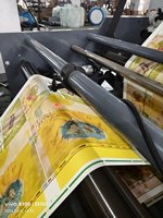 Machine d'impression flexographique multicolore automatisée à grande vitesse 6 couleurs pour tubes en papier et étiquettes