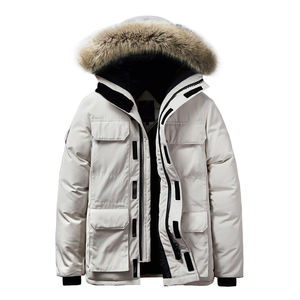 Manteau de <span class=keywords><strong>fourrure</strong></span> de <span class=keywords><strong>Ski</strong></span> imperméable pour hommes, de haute qualité, doudoune imperméable, personnalisé, pour l'hiver, vente en gros - Product Image 4