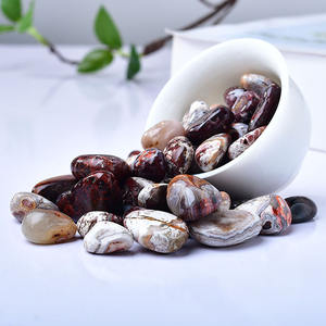 Vente en gros d'agate mexicaine naturelle, pierre roulée, agate roulée pour la décoration de la maison/du jardin, cadeau - Product Image 2