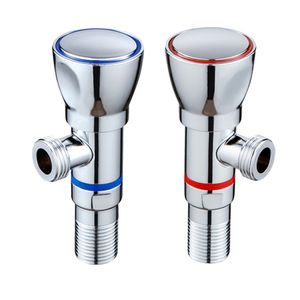 Válvula angular de acero inoxidable de 1/2 pulgada para suministro de agua con diseño giratorio para inodoro y calentador de agua - Product Image 3