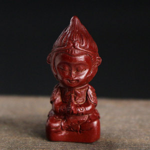 Cinnabar <b>Monkey</b> King Wukong Pendant 32x14x12mm Copper Alloy Themed Charm Necklace <b>Gift</b> Hangzhou Origin - Product Image 1