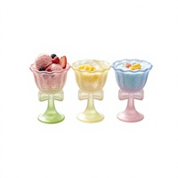 Gobelet en verre dégradé de luxe en gros avec motif nœud papillon |   Verre à vin en cristal fait main pour mariage, fête nuptiale, cadeau de douche nuptiale