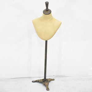 Vintage Necklace Mannequin Jewelry Bust Pendant Display Stand Vintage <strong>Art</strong> <strong>Old</strong> Fashion Design Jewelry Mannequin Stand - Product Image 5