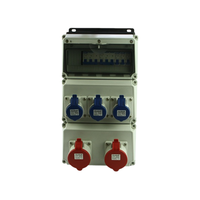 Boîte de distribution murale extérieure en plastique étanche IP65 32A personnalisée Zhaoyang, interrupteur électrique, prise électrique