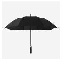 Meilleur parapluie de golf droit automatique coupe-vent à double capot ventilé, personnalisable avec logo, vente en gros
