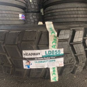 ยางรถบรรทุกตงเฟิง ยี่ห้อดับเบิ้ลสตาร์ อาโอเซ็น เฮดเวย์ รุ่นใหม่ ขนาด 14.00R20 ยางเรเดียล ผลิตในประเทศไทย เทคโนโลยีจากญี่ปุ่น - Product Image 3
