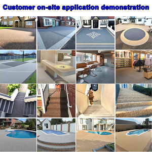 Adesivo <span class=keywords><strong>Bicomponente</strong></span> Lavabile per <span class=keywords><strong>Pavimenti</strong></span> in Resina Effetto Pietra, Produttore all'Ingrosso per Applicazione su Tappeti in Pietra, Spray - Product Image 5