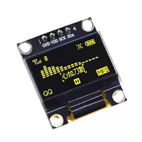 Módulo de Pantalla OLED de 0.96" 128x64 I2C SSD1306, Color Blanco, Azul, Amarillo-Azul para Arduino, Raspberry Pi, STM32, DIY