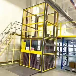 倉庫電気パレットカスタマイズ小型密閉型貨物エレベーター