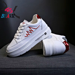 Zapatos Deportivos Casuales para Mujer, Transpirables, con Suela Gruesa, Estilo Estudiante, Color Blanco, 2021 - Product Image 6