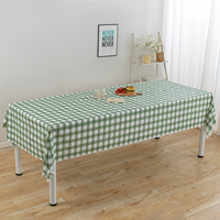 Nappe jetable en PEVA à carreaux, imperméable, pour restaurant, commande en gros