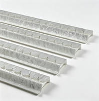 BlissLuxury Règle de Mahjong en Acrylique Transparent, Taille Standard US, Précision Coulée, Pliable, Écologique et Portable
