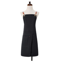 Bavoir sans manches toile tablier Polyester coton matériel beauté peinture Denim cou suspendu taille sanitaire usage café Western