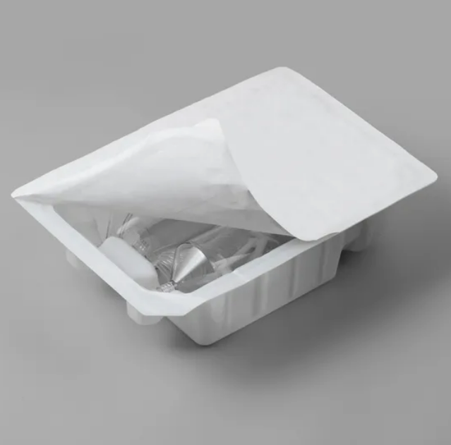 PETG Medical Blister Tray with Tyvek Heat Sealable Lid for Disposable Medical Device Custom Packaging