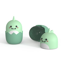 Rouleau de massage facial en PVC écologique personnalisable, forme mignonne, boule de glace en silicone pour le visage