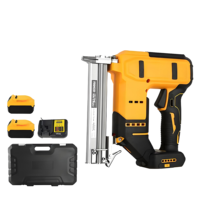 Pistolet à clous électrique sans fil multifonctionnel, agrafeuse portable à batterie lithium pour le travail du bois et la décoration