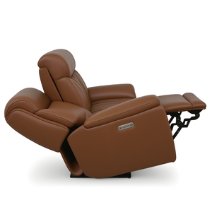 Sillón Reclinable Moderno de Cuero Ecológico de Lujo, 1+2+3 Plazas para Sala de Estar, Base de Metal XM011212, Sillón Reclinable Moderno para Sala de Estar XM011212 XM0 - Product Image 2