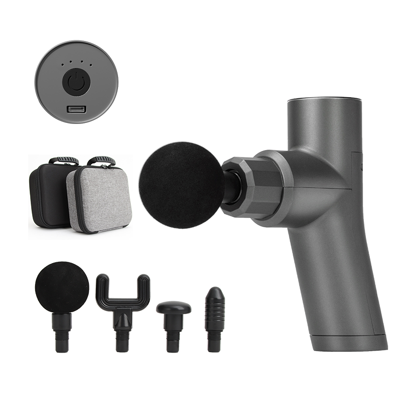 Электрический фирменный массажный пистолет для глубоких тканей, ударное вибрационное сообщение, мышечная терапия, Fascia