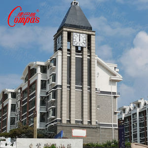 Horloge architecturale moderne de <span class=keywords><strong>grande</strong></span> taille, synchronisation automatique de l'heure, mouvement d'horloge de tour électrique mécanique avec cadre en acier inoxydable - Product Image 5