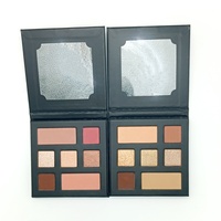 Palette de maquillage personnalisée, haute pigmentation, 9 couleurs, fards à paupières et blush, palette en papier, palette de fards à paupières de luxe en carton