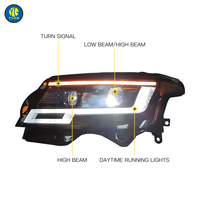 YU GUANG pour Land Rover L405 2014-2017 Range Rover Vogue mise à niveau LED phare Laser 2023 DRL avant lumière voiture accessoires