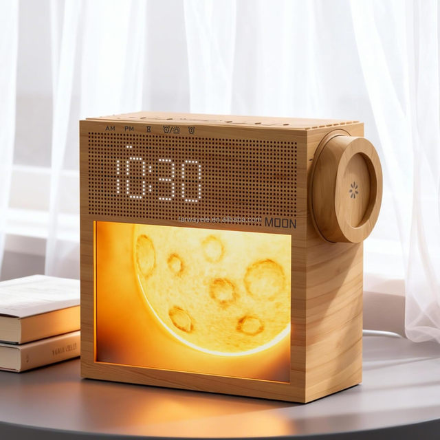 Sound Machine Alarm Clock with Sunrise Gentle Wake-Up Light, White Noise Machine with 20 Soothing Sounds Dimm Night Light