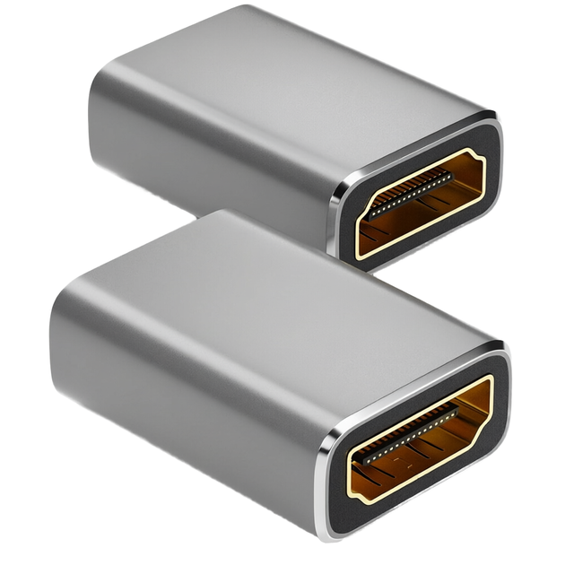 2x 8K for 2.1 Adapter 48G Ultra High Speed)Aluminum Alloy for Mobile Phones 8K60Hz 4K120Hz 2K144Hz/165Hz HDCP