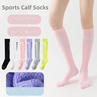 Nouveau modèle de chaussettes de compression antidérapantes et anti-humidité pour le fitness, la course, le yoga et le football, vente en gros