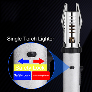 YN scepter kim loại đơn lửa xì gà nhẹ hơn súng phun ngọn lửa đỏ nhẹ hơn Logo tùy chỉnh nhẹ hơn ngoài trời đa mục đích - Product Image 5