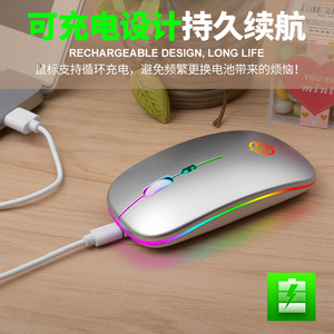 Attack Shark BM110 Wireless Rechargeable <b>Mouse</b> RGB Backlit Optical 5 Buttons Right Hand Ergonomic for Laptop Computer - Product Image 5