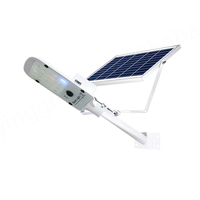 Lámpara Solar LED para Exteriores de Aluminio, Impermeable IP65, 300W, con 6000 Lúmenes, Cámara de Seguridad WiFi CCTV 4G