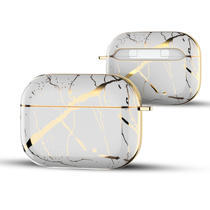 Fuente de la fábrica para AirPod Pro caso auricular oro cubierta de mármol caso para <span class=keywords><strong>Apple</strong></span> aire vainas Pro - Product Image 5