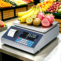 Balance de table électronique de haute précision en acier inoxydable LCD OEM/ODM personnalisée MOUNTSCALE YK-WTP