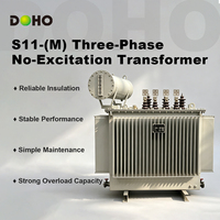 Transformateur de puissance triphasé immergé dans l'huile DOHO 35kV S11-(M) de type bobiné 1000kVA-31500kVA 50Hz 11kV avec enroulement en aluminium et acier au silicium
