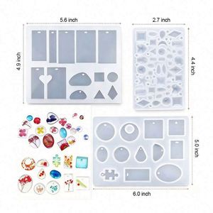 TOYSRUNNER Custom Design <b>Play</b> Resin Jewelry Craft Making Kit with Hard Transparent Cure Resin UV Light Silicone Molds Supplies - Product Image 3