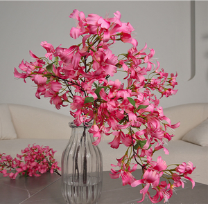 Fleurs de <span class=keywords><strong>chèvrefeuille</strong></span> artificielles simulées pour la <span class=keywords><strong>d</strong></span>écoration intérieure, arrangement floral de paysage, style nordique moderne, <span class=keywords><strong>d</strong></span>écoration de la maison - Product Image 4