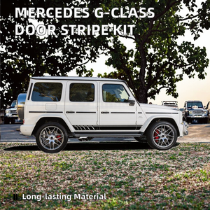 2 Pcs Bandes Latérales de Porte Jupe Décalcomanie pour <span class=keywords><strong>Mercedes</strong></span> pour Benz Classe G G63 pour AMG G65 G55 G500 W463 G550 G350 W464 Accessoires - Product Image 2