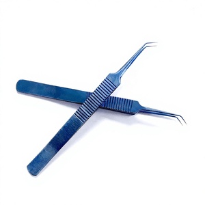 Instrumentos Microquirúrgicos de 11.5cm para Trasplante Capilar, Aleación de Titanio de Alta Calidad, Certificación CE, Cabezal Curvo con Plataforma en Esquina - Product Image 2