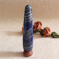 Robin Crystal Vente en gros de Dildos en cristal naturel poli personnalisés pour femmes