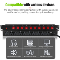 RAYHAYES YK-110 – Alimentation 10 canaux avec entrée USB et contrôle par bouton pour équipement audio, égaliseur, mixeur – Garantie 1 an