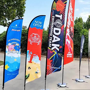 Banderas <span class=keywords><strong>de</strong></span> Playa <span class=keywords><strong>de</strong></span> Plumas para <span class=keywords><strong>Campañas</strong></span> <span class=keywords><strong>Publicitarias</strong></span> en Interiores y Exteriores, <span class=keywords><strong>Diseño</strong></span> Gratuito, Pancartas Impresas Digitales en Poliéster - Product Image 3