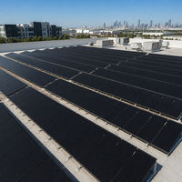 Modules photovoltaïques monocristallins MULOYAL M-465W-ABC-M-2S 465W de type N, efficacité 23,3 %, tout noir, 182 mm x 182 mm, 3,2 mm, boîtier de jonction IP68, PID