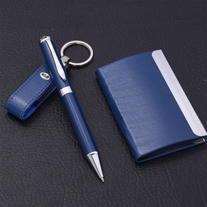 Tùy Chỉnh Quảng Cáo Công Ty Kinh Doanh Công Ty Bộ Quà Tặng Miễn Phí Mẫu Cá Nhân Bút Với Chủ Thẻ Và Hộp Móc Chìa Khóa Đóng Gói - Product Image 3