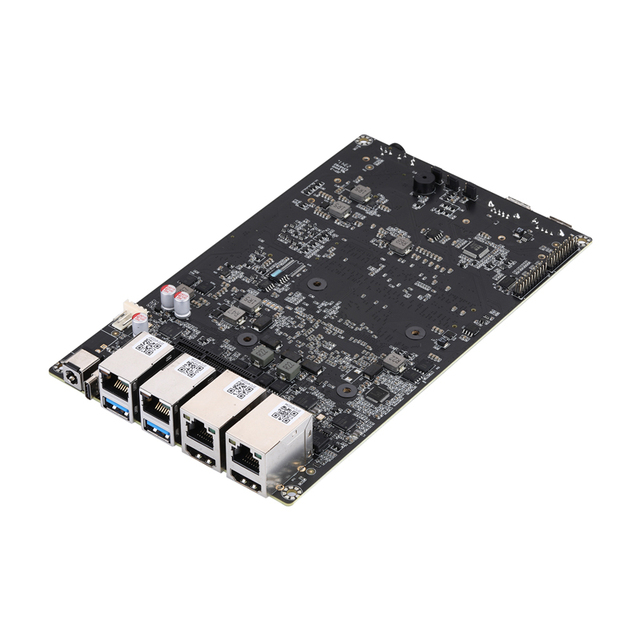 Qotom 4 Bay 4 LAN Mini PC NAS Mother Board 8th Gen Intel Core I3 I5 I7 CPU NAS Mini Itx Motherboard Combo
