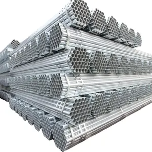 China supplier Erw Welded Steel Pipe Iron Black Tube Gi Galvanized Steel Pipe For Construction