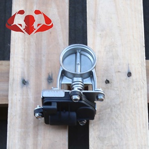 Titanio personalizado 2 "2,5" 3 "3,5" 4 "Válvula de corte de control de escape Válvula de corte Válvula de cierre de escape eléctrica de titanio - Product Image 1