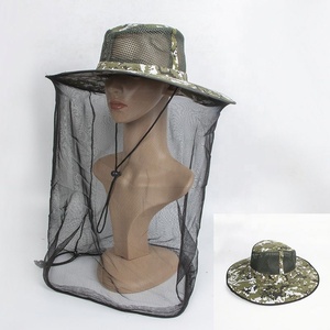 Gorra de verano unisex de alta calidad, buena permeabilidad al aire y protección solar con Mosquito para gato para uso en exteriores - Product Image 5